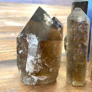 Wholesale Smoky Quartz Natural Pillars 3-5"-Pillars-Angelic Healing Crystals Wholesale