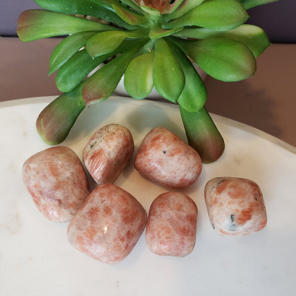 Sunstone Tumbled Stone .75" - 1"-Loose Stones-Angelic Healing Crystals Wholesale