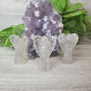 Wholesale Light Smoky Quartz Angel Statues 4-6"-Angels-Angelic Healing Crystals Wholesale