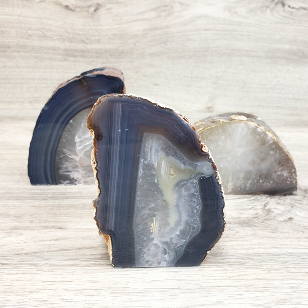 Agate Geode Candle Holder-Candle Holders-Angelic Healing Crystals Wholesale