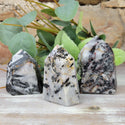 Black Tourmaline w/ Quartz Polished Pillars 2 to 5"-Pillars-Angelic Healing Crystals Wholesale