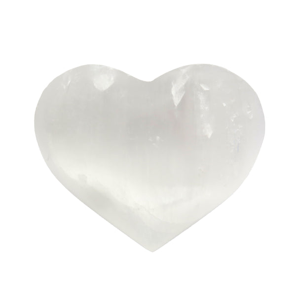 Selenite Heart 2"-Hearts-Angelic Healing Crystals Wholesale