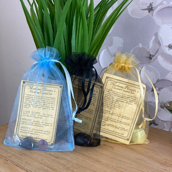 Zodiac Sign Crystal Bag Sets-Zodiac Sets-Angelic Healing Crystals Wholesale